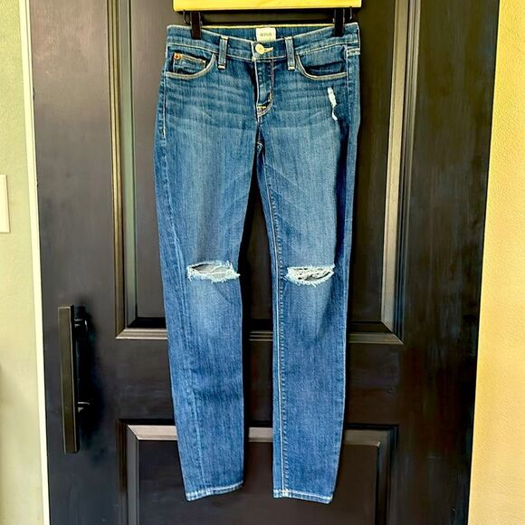 Hudson Krista Low-Rise Skinny Ankle Jeans Dark Blue Sz 26 - Picture 9 of 14